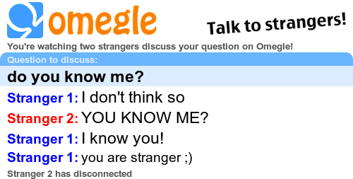 Chat omegel Omegle allowed